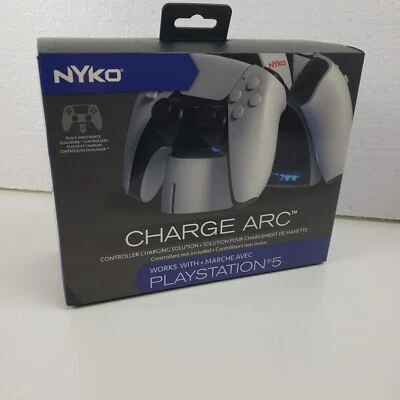 Nyko Charge Arc for PlayStation 5 - Aesthetic Charging Station for PlayStation - Image 1 of 4