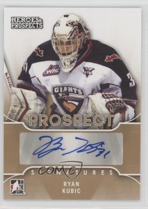 2015-16 Leaf ITG Heroes & Prospects Prospect Auto Ryan Kubic #PS-RK1 Auto