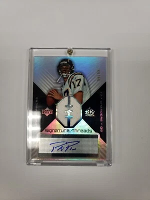 Philip Rivers 2004 UD Reflections Signature Threads RPA #99/99 rookie patch auto - Image 1 of 4