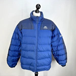 Mountain Equipment Lightline Drilite Mens Down Fill Puffer Jacket Size L in Blue - Picture 1 of 11