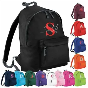 Girls Backpack Bag Personalised Mini School PE Club Any Name Nursery Fashion Bag - Picture 1 of 15