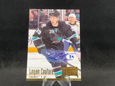 2012-13 UD FLEER RETRO HOCKEY LOGAN COUTURE 1994-95 ULTRA AUTO SAN JOSE SHARKS