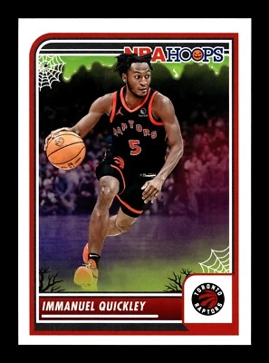4-11-06 PWE.2023-24 nba haunted hoops #105 immanuel quickley - Image 1 of 2