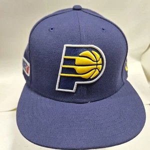Indiana Pacers 2018 Playoff Cap / Navy/ 59fifty New Era 7 3/8 - Picture 1 of 6