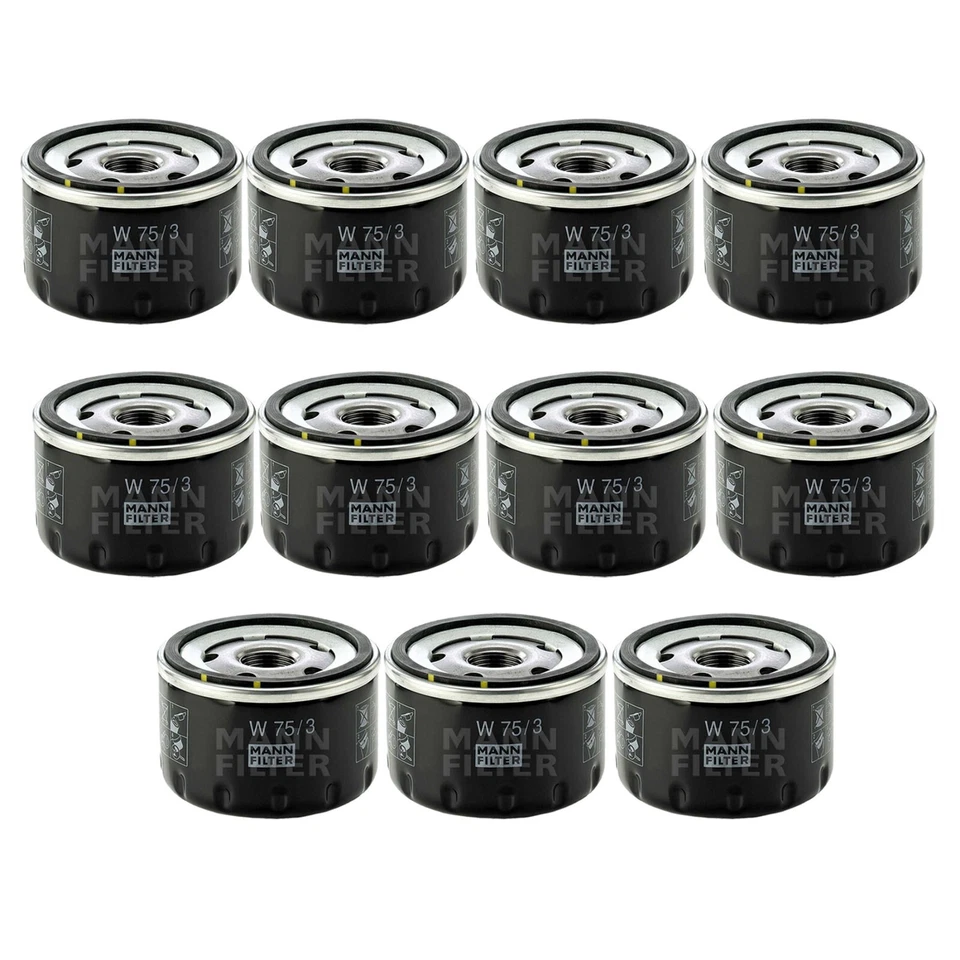 Juego de 11 filtros de aceite de motor OEM Mann con 75/3 para Ford GM Nissan Mazda Suzuki Foto 1 de 1