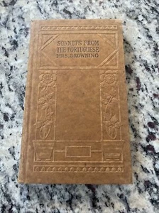 Sonnets from the Portuguese, Elizabeth Barrett Browning Barse & Hopkins, Antique - Imagen 1 de 11