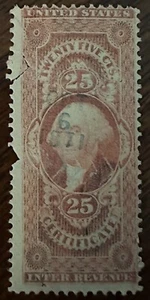 Briefmarken USA #R44 gebraucht 1862-71 - Bild 1 von 2