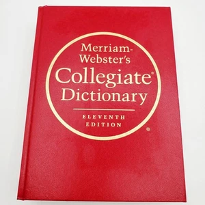 Merriam Webster’s Collegiate Dictionary Eleventh Edition Missing 3 Thumb Index - Picture 1 of 4