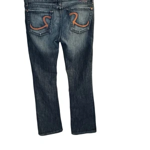 Rock & Republic Jeans Women's 30 Dark Wash Stretch Wide Leg Denim - Picture 1 of 14