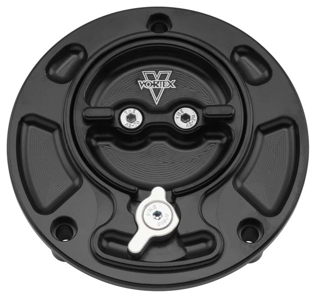 Vortex V3 Gas Cap Black for Yamaha R6/R1/YZF-600R/FZ1/FZR1000/FZ6/YSR50/FZ6R/R6S Foto 1 de 1