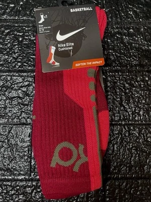2013 Nike KD Elite (Black Cherry)/(SX4736 - 662)Bball Crew Socks Sz M/L (8-12) - Image 1 of 3