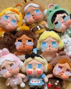 USA Authentic POP MART Crybaby Crying Again Series Vinyl Plush Keychain - Picture 1 of 18