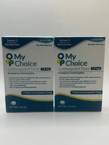 Two - My Choice Emergency Contraceptive Tablet - 1.5mg each 11/26 - Picture 1 of 3