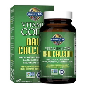 Garden of Life Vitamin Code Raw Calcium 120 Vegetarian Capsules Use By 09/2025 - Picture 1 of 7