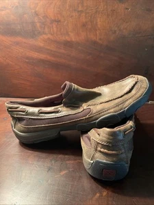 Zapatos sin cordones Twisted X para hombre sin usar, en caja, marrón talla 13M - Imagen 1 de 7