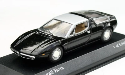 Maserati Bora Anno 1972-1978, Nero, Modello Minichamps In M. 1:43, OVP - Immagine 1 di 4