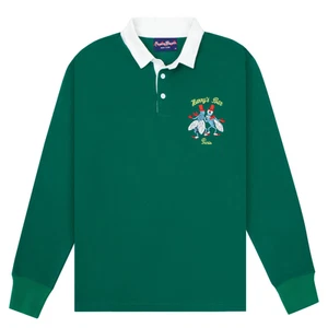 "Rowing Blazers x Harry’s Bar Paris Jersey Verde Rugby Ligero" Talla XL (NUEVO CON ETIQUETAS) - Imagen 1 de 7