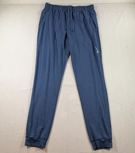 Nike Yoga Dri Fit Jogger Pants Mens Large Tall LT Blue Sweatpants Stretch Light - Picture 1 of 8