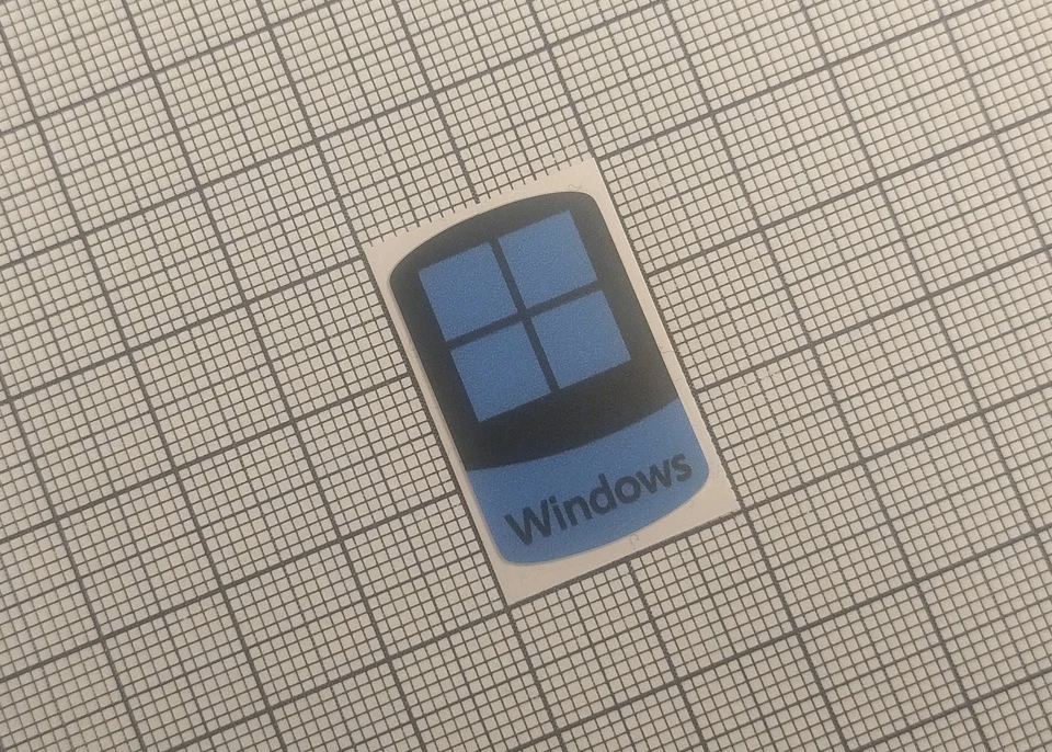 5 x Black & Blue Windows Stickers For The Computer Case 18 x 28 mm - Image 1 of 1