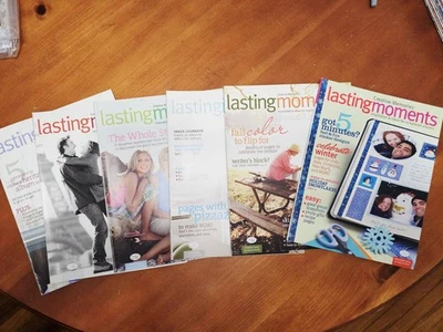 Lasting Moments Creative Memories Magazine Lot of 6 1-2004 & 5-2005 Scrapbooking - Image 1 of 4
