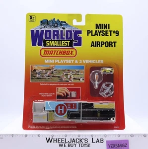 Mini Playset #9 Airport Matchbox World's Smallest 1990 NEW SEALED - Picture 1 of 2