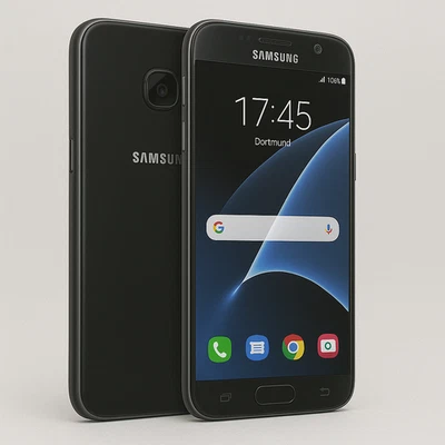 Samsung Galaxy S7 G930F - 32GB - WIE NEU - Schwarz - Android 8.0 - ohne Simlock - Bild 1 von 3