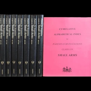 Patente für Kleinwaffen 1855-1930, 7-vol. Set britisches Patentamt, 1993 Nachdruck - Bild 1 von 7