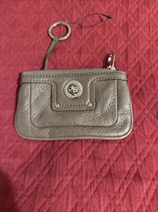 Marc By Marc Jacobs Taupe Soft Leather Zip Coin Purse Card Wallet  6 By 4 Us4 - Picture 1 of 4