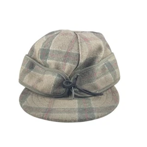 Stormy Kromer wool plaid trapper hat w/ ear flaps 7 7/8 - Picture 1 of 7