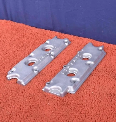 Porsche 901 911 Intake Valve Covers Early Oval Hole Version Sand Cast Aluminum - Image 1 of 4