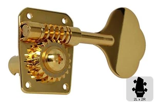 Sintonizadores de máquinas de afinación de bajos GOTOH GB10 - Open Gear - 2L x 2R - Dorado - Imagen 1 de 2