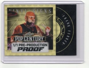 2025 Foglia Pop Century Frank Ferrer Insegne Vinile PRE PRODUZIONE PROOF TRUE 1/1 - Foto 1 di 1