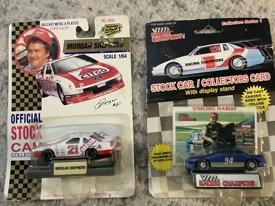 Racing Champions Sunoco #94 Marlin & Official Stock Car Citgo #21 Shepherd Foto 1 de 4
