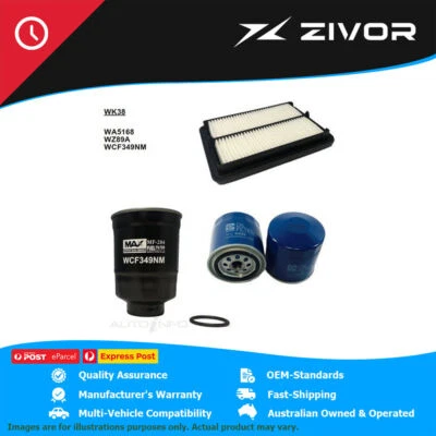 WESFIL Filter Service Kit For NISSAN NAVARA RX, ST-X KING CAB D40 2.5L #WK38 - image 1 of 4