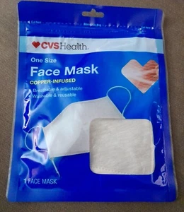 CVS COPPER INFUSED FACE MASK ONE SIZE Gray - Picture 1 of 2