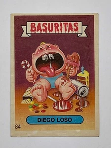 Junkfood John / Diego Loso - 1985 VINTAGE BASURITAS ARGENTINA 1ST SERIES GPK #84 - Picture 1 of 2