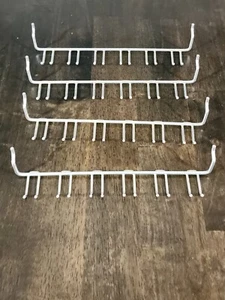 Vtg Set of 4 Pegboard 1/8 inch Multi Tool Utility Hook Accessory Holder - Picture 1 of 5