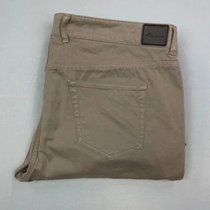 Peter Millar Chino Pants Mens 40/33 Khaki Twill Cotton Stretch Casual Dress - Picture 1 of 6
