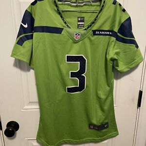 Nike Russell Wilson Seattle Seahawks Alternate Jersey  Size XL Neon Green