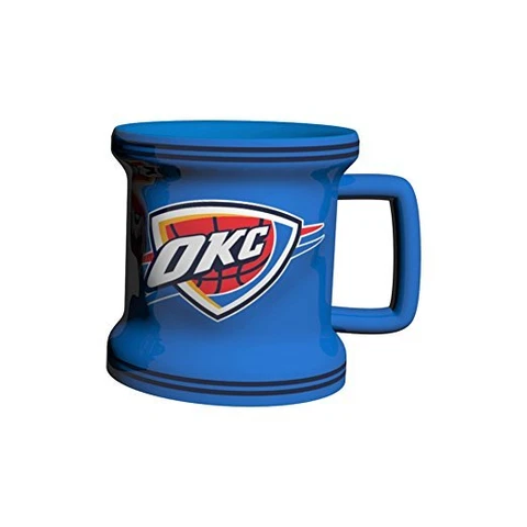 NBA Oklahoma City Thunder 2 Ounce Sculpted Mini Mug Shot Glass Cover