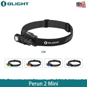 Olight Perun 2 Mini LED Headlamp 1100 Lumens Rechargeable, for Camping, Running - Picture 1 of 56