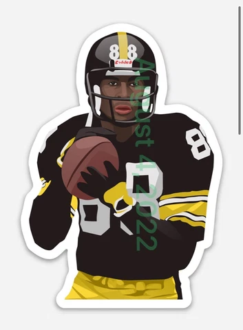 Lynn Swann MAGNET VECTOR ART Pittsburgh Steelers THROWBACK NFL Vinyl car decal Cover