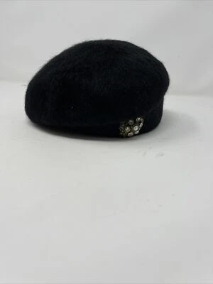 Sombrero boina vintage años 50 hecho en Unión EE. UU. talla 6 de Ivey's con caja original  Foto 1 de 4