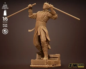 3D Printed 16K FAN MADE STAR WARS SW3D Darth Maul Sculpture up to 350mm approx. - Picture 1 of 15