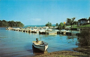 Seneca Lake Marina  Boats & Motor Rentals  Senecaville, OH Vtg 1960's Postcard  - Picture 1 of 2