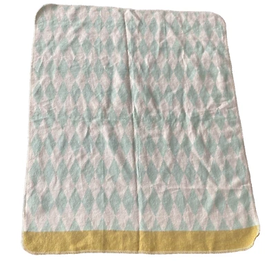 Manta bebé David Fussenegger Australia 95 % algodón 5 % rayón diamante 34" x 28" Foto 1 de 4