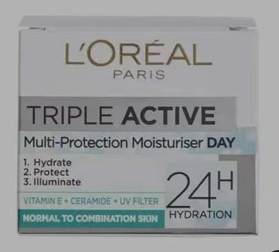 L'Oréal Triple Active Day Moisturiser 50ml - Image 1 of 2
