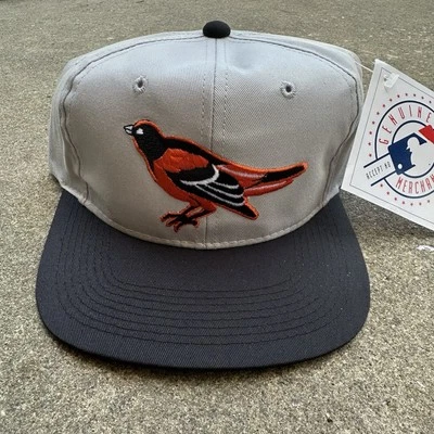 Vintage Baltimore Orioles SnapBack Hat Outdoor Cap On Field Logo 90s NWT MLB New - Image 1 of 4