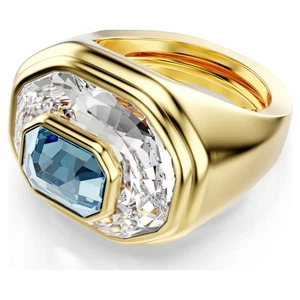Anillo de cóctel Swarovski croma, azul, chapado en tono dorado 5710521 (talla 50-55) - Imagen 1 de 6