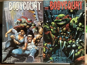 BODYCOUNT #3 + 4 IMAGE 1996 TMNT TEENAGE MUTANT NINJA TURTLES BISLEY - Picture 1 of 8